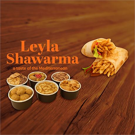 $100 GC to Leyla Shawarma on VictoriaBids